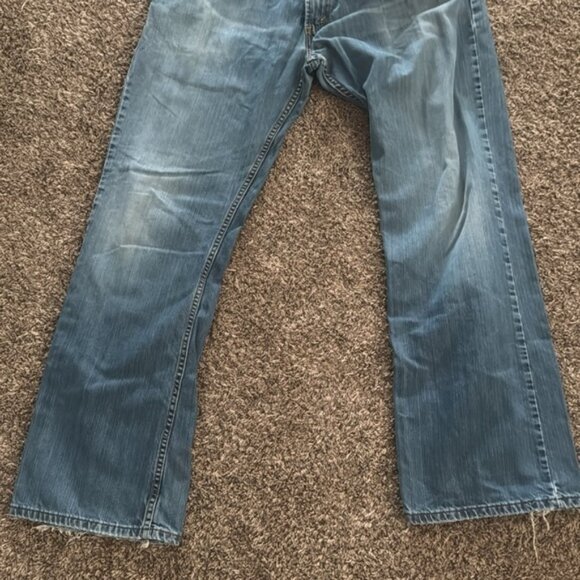 Levi's 527 38 x 32 Light Wash Low Bootcut Jeans - Picture 4 of 10